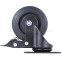 Rotila 100mm mobila tip D cu frana - Neagra